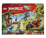 Klocki LEGO® LEGO NINJAGO 71857 Bitwa ninja: domek na drzewie z pojazdami